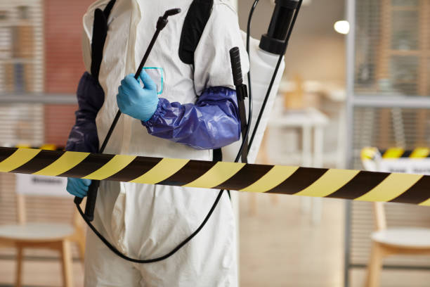 Professional Blood Cleanup technician working in Oak City, UT